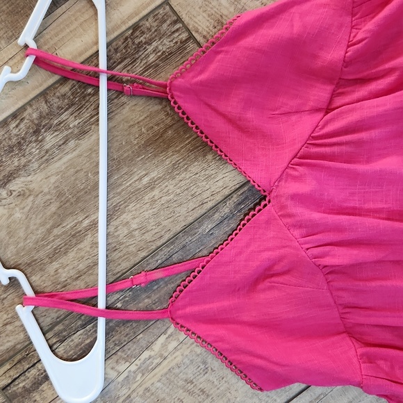 NWT Newbury Kustom pink Crop Tank Womens Medium - Picture 3 of 10